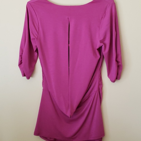 NWT Pink Maurices blouse w/ unique back - Picture 3 of 3